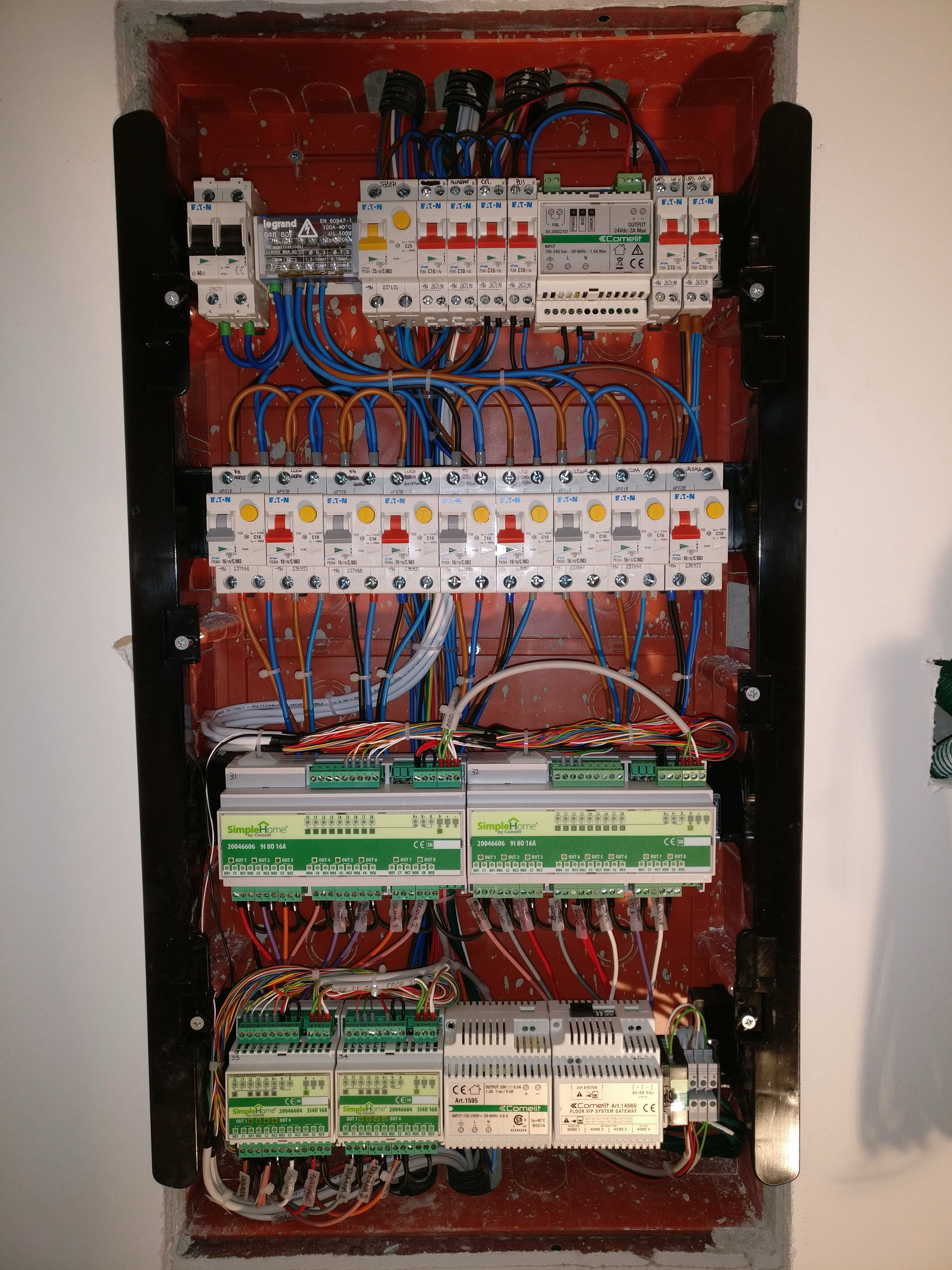 Smart home - Pannello touch screen controllo