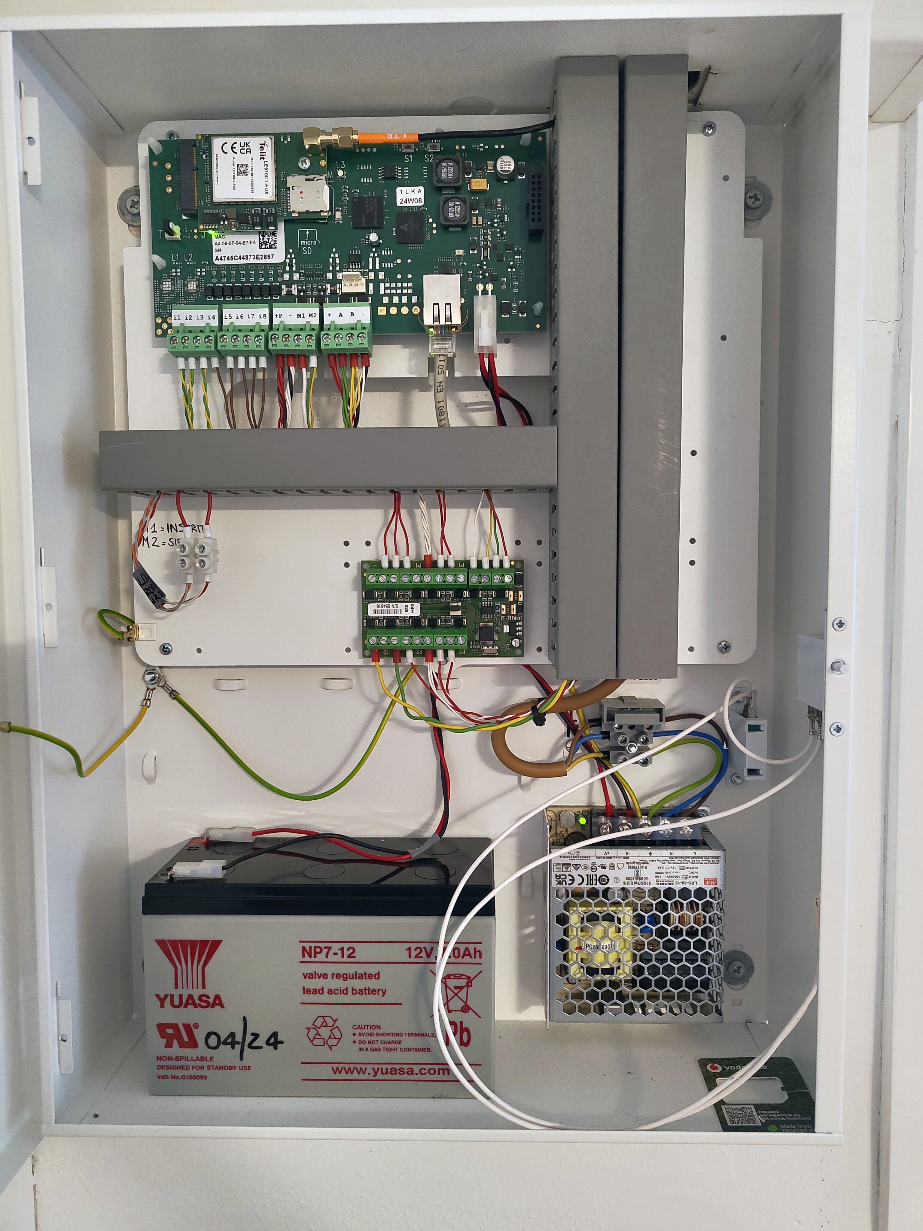 Antifurto wireless - Centrale touch