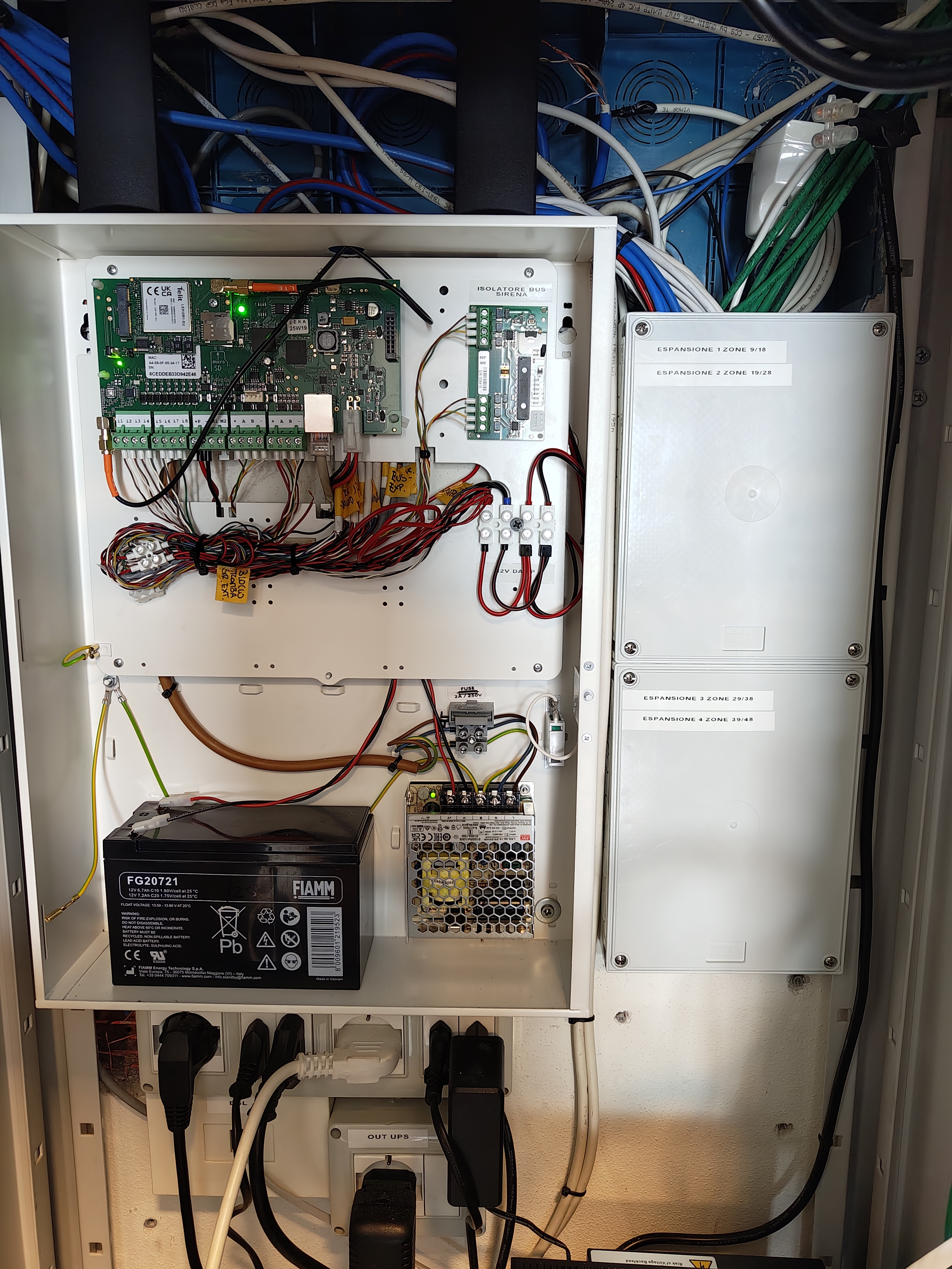 Sistema allarme integrato - Domotica sicurezza