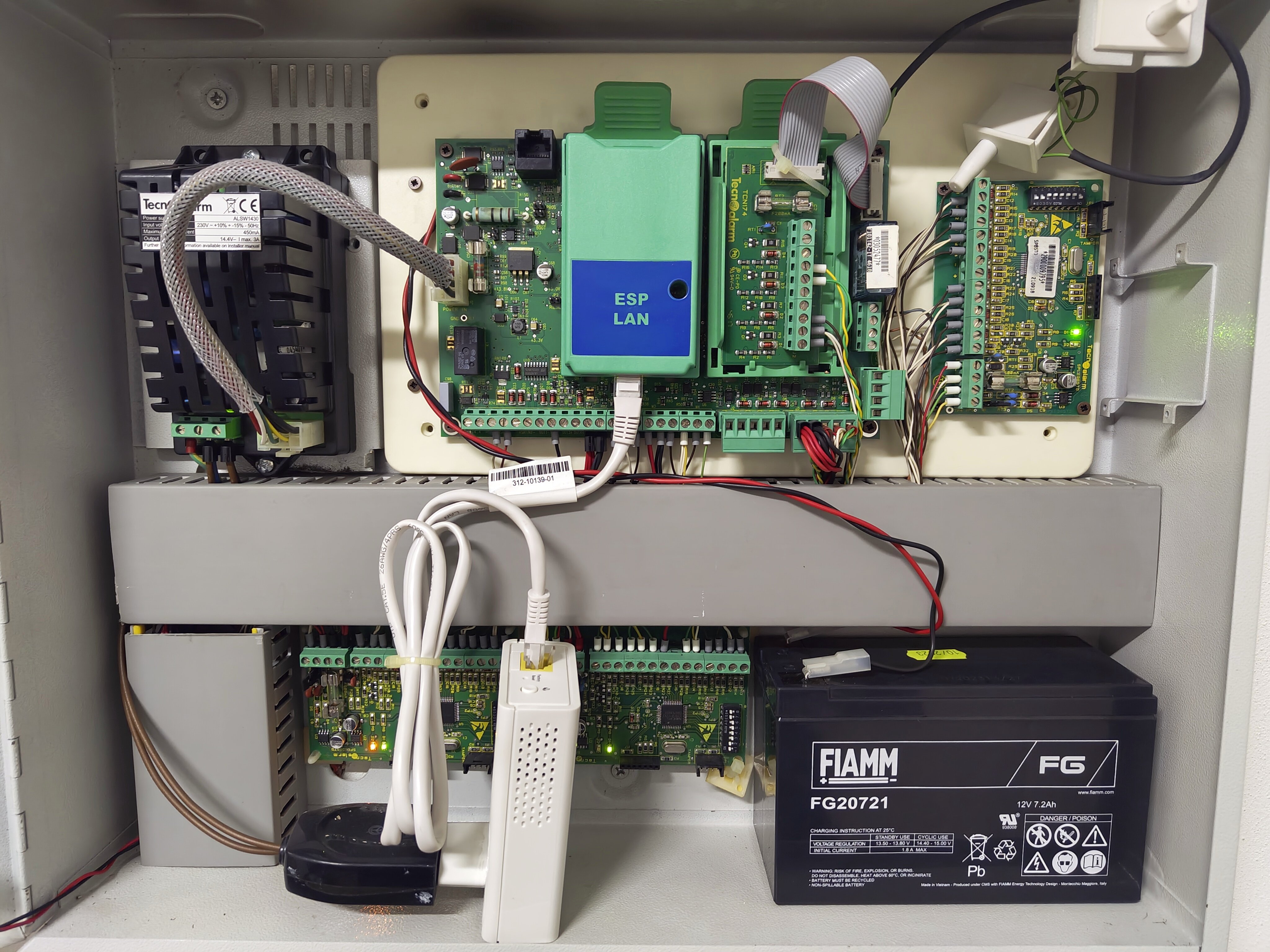 Allarme nebbiogeno - Protezione attiva