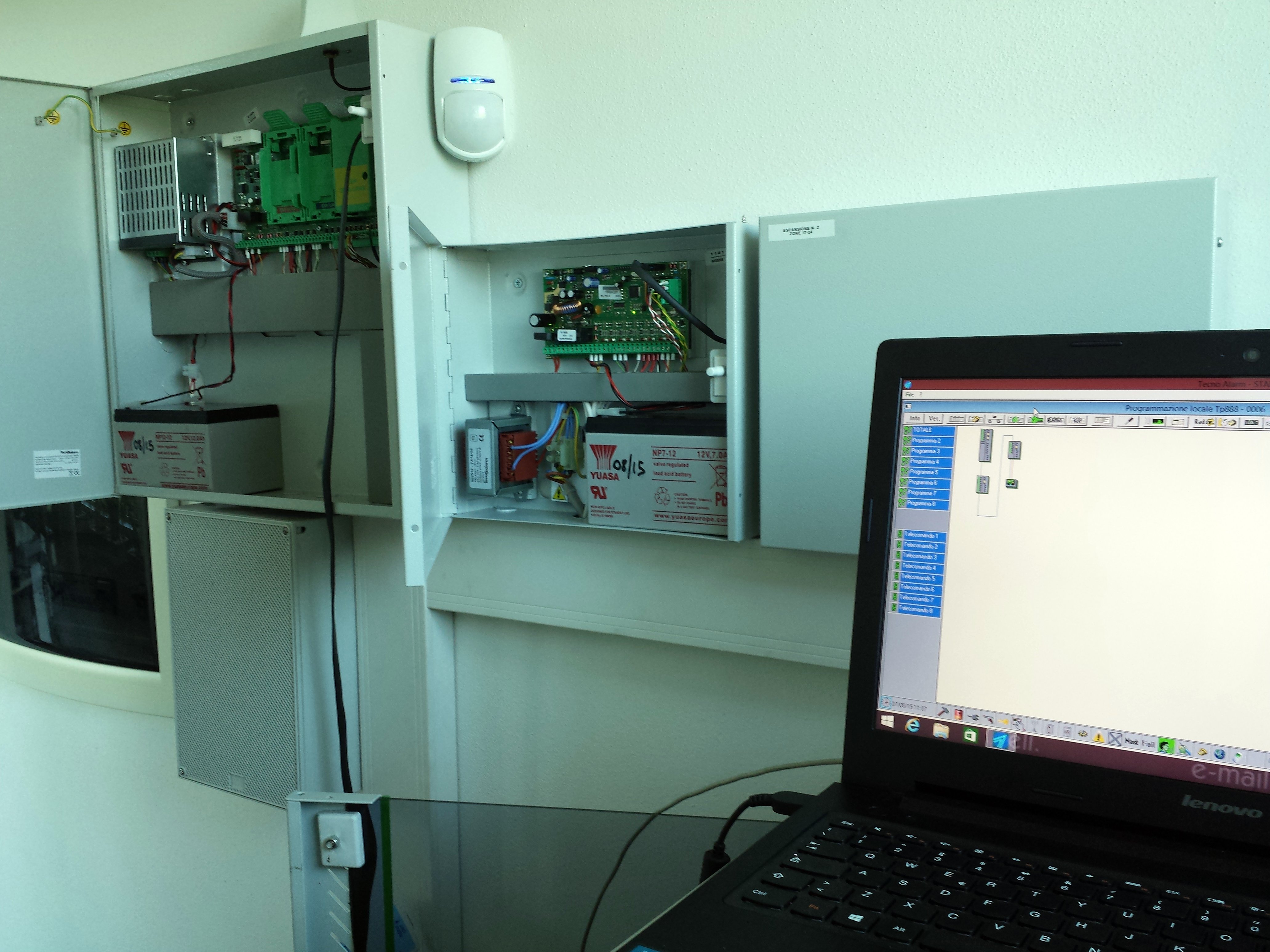 Antifurto Castelfranco - Centralina moderna